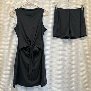 Halara Dress and Matching Shorts Set